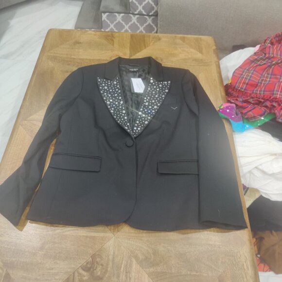 Kate Spade Embellished Tweed Blazersize 16 New